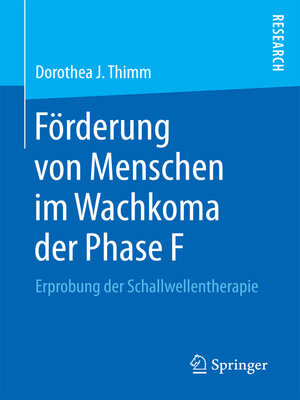 cover image of Förderung von Menschen im Wachkoma der Phase F